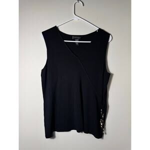 Cable & Gauge 90s Y2K Boho Beaded Tank Top Size L